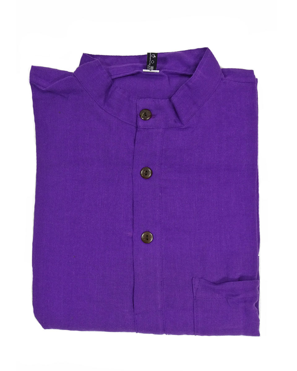 handwoven solid cotton kurta