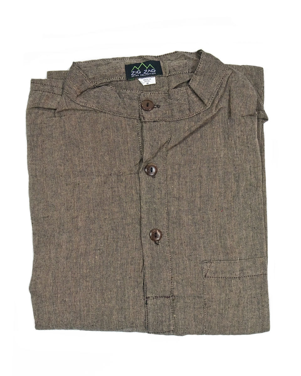 handwoven solid cotton kurta