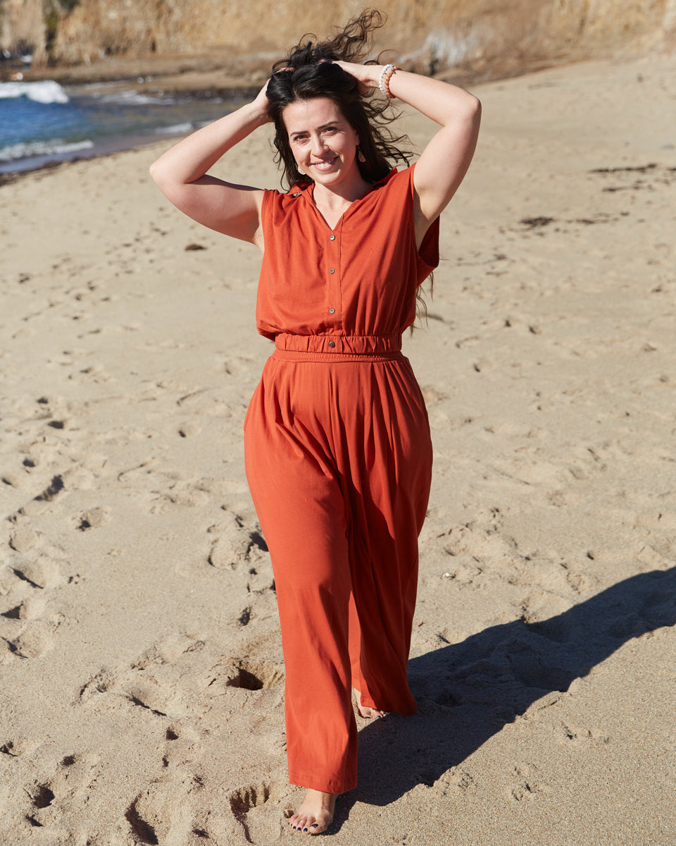 organic wide leg pants