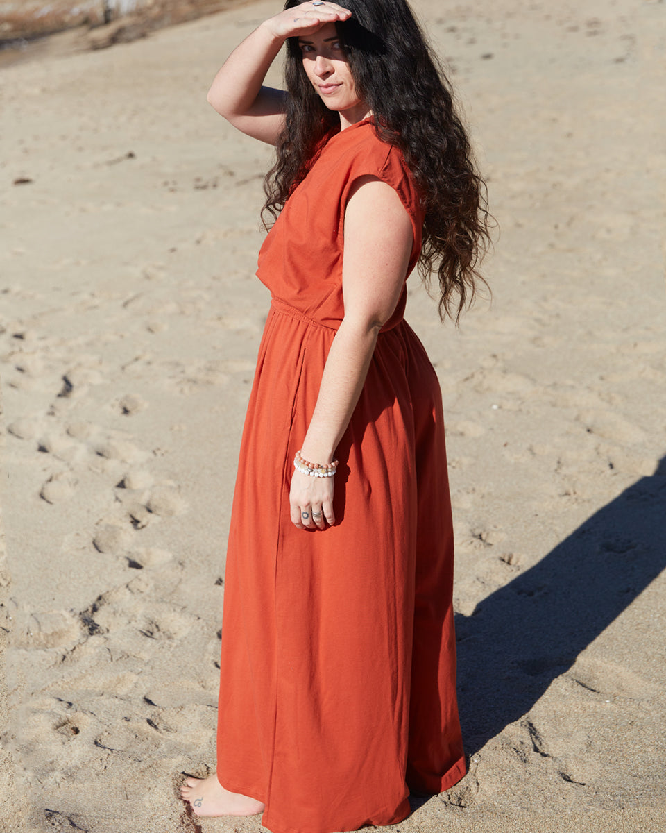 organic wide leg pants