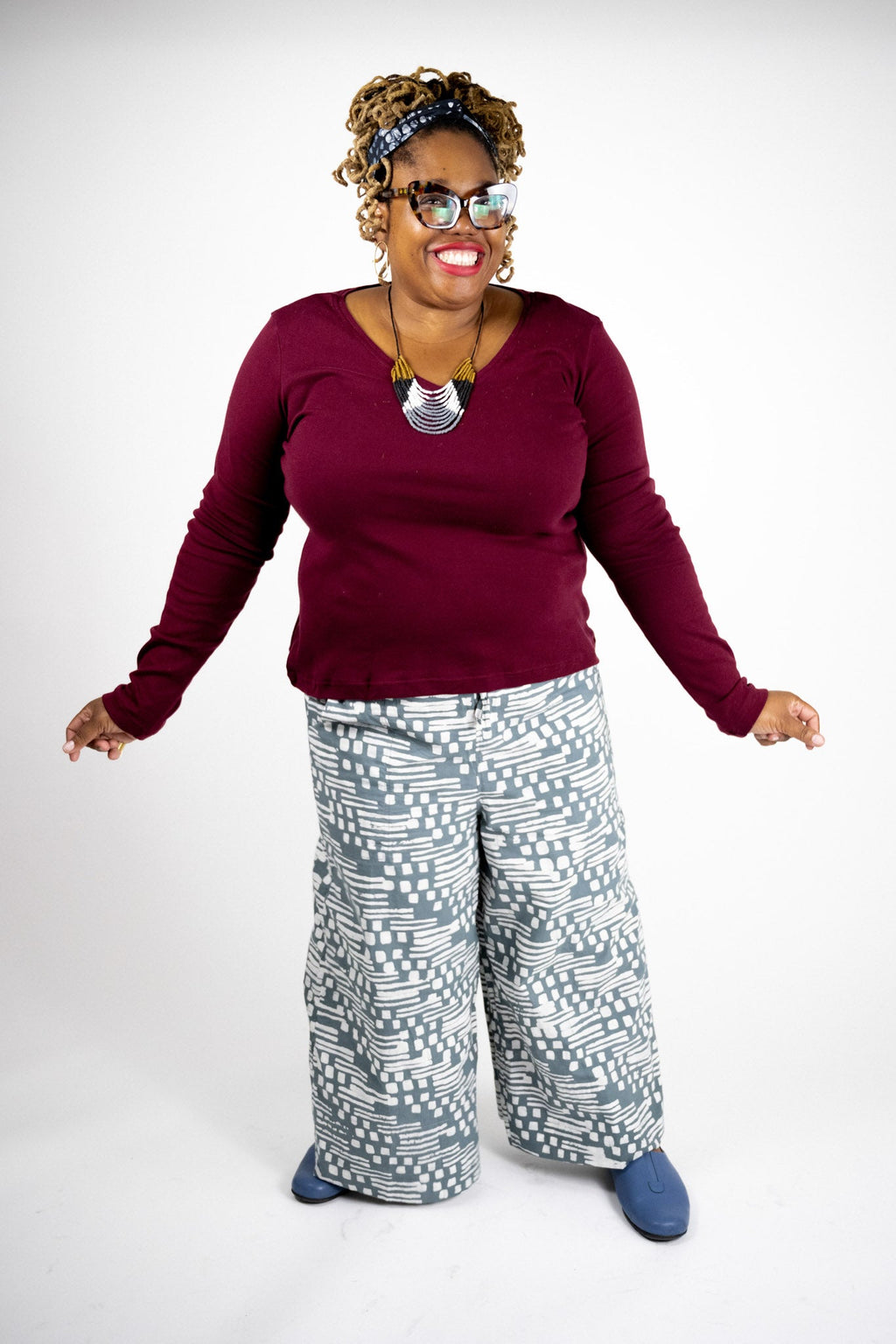 azonto recycled glass necklace