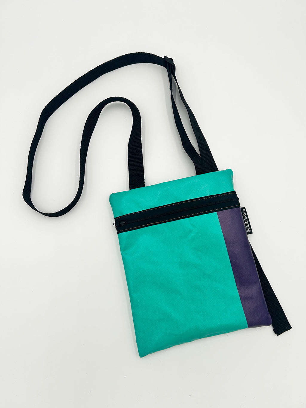 Repurposed Banner Sling Bag  - Vinyl
