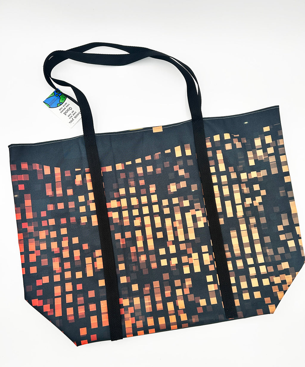 Repurposed Beach Banner Tote - Fabric