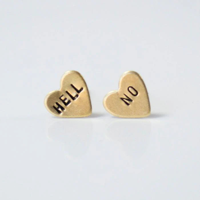 Hell No Earrings, Heart