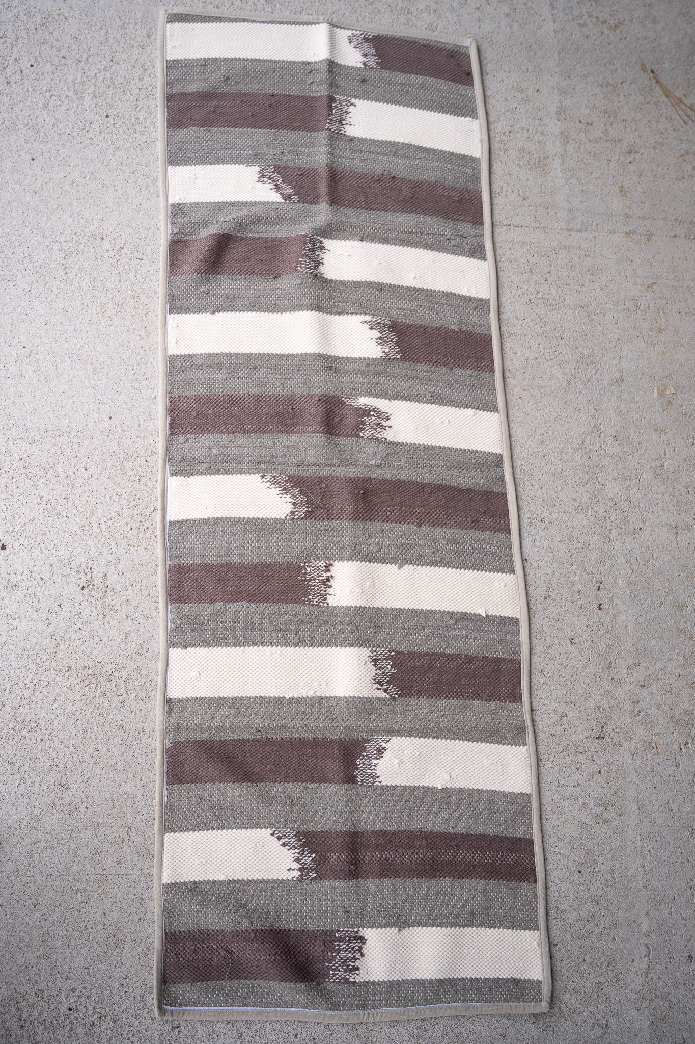 piseth handwoven rug - natural tones