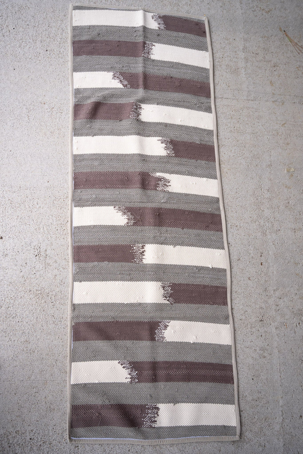 piseth handwoven rug - natural tones