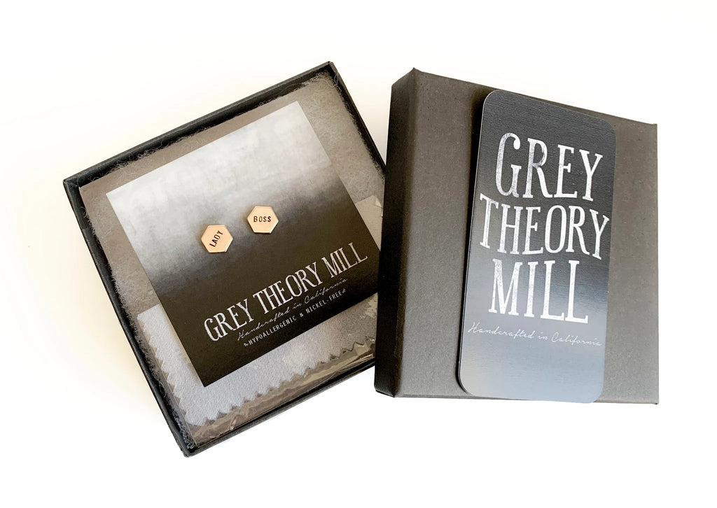 Can't Even Earrings, Hexagon