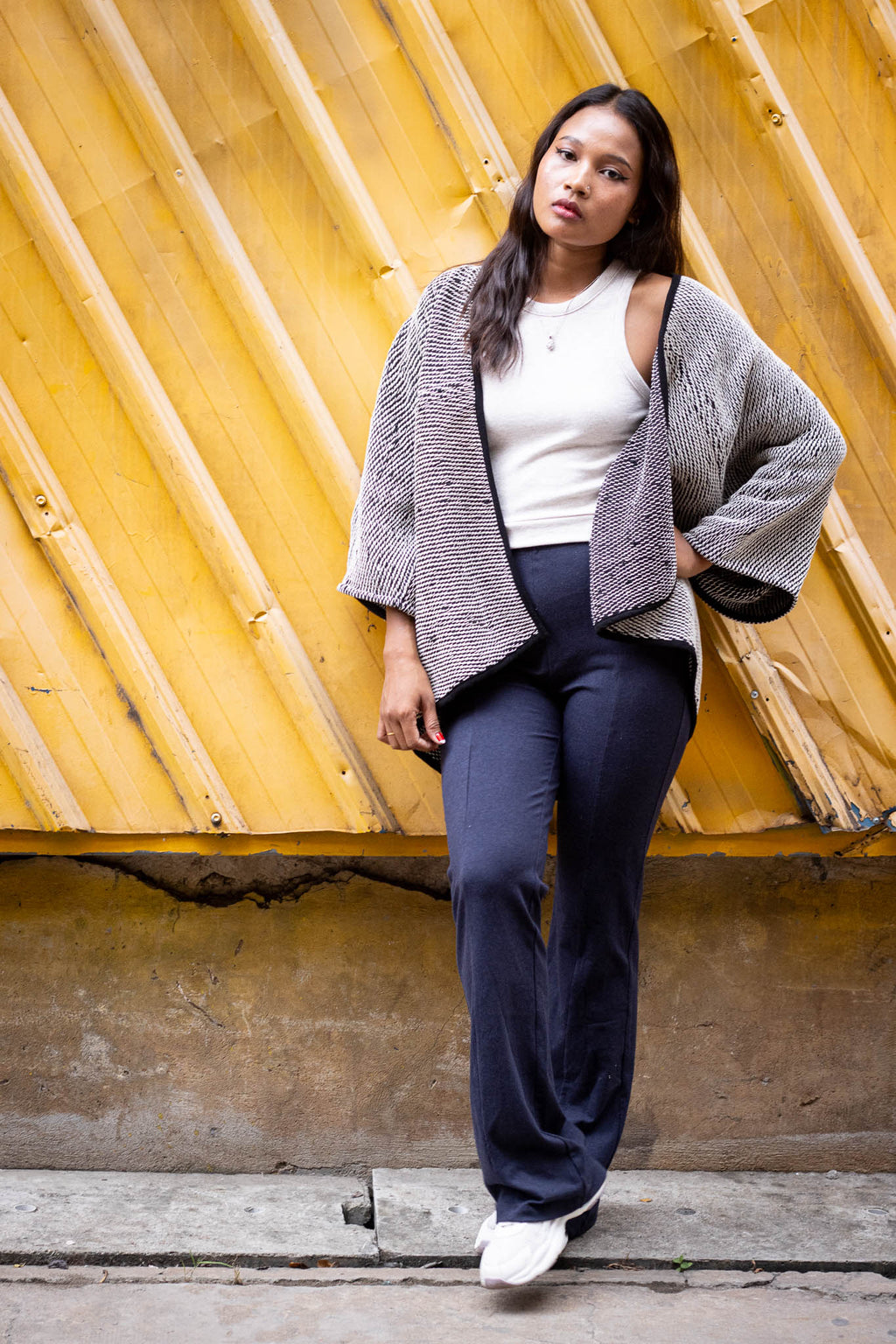 Handwoven Cropped Jacket - KaTik