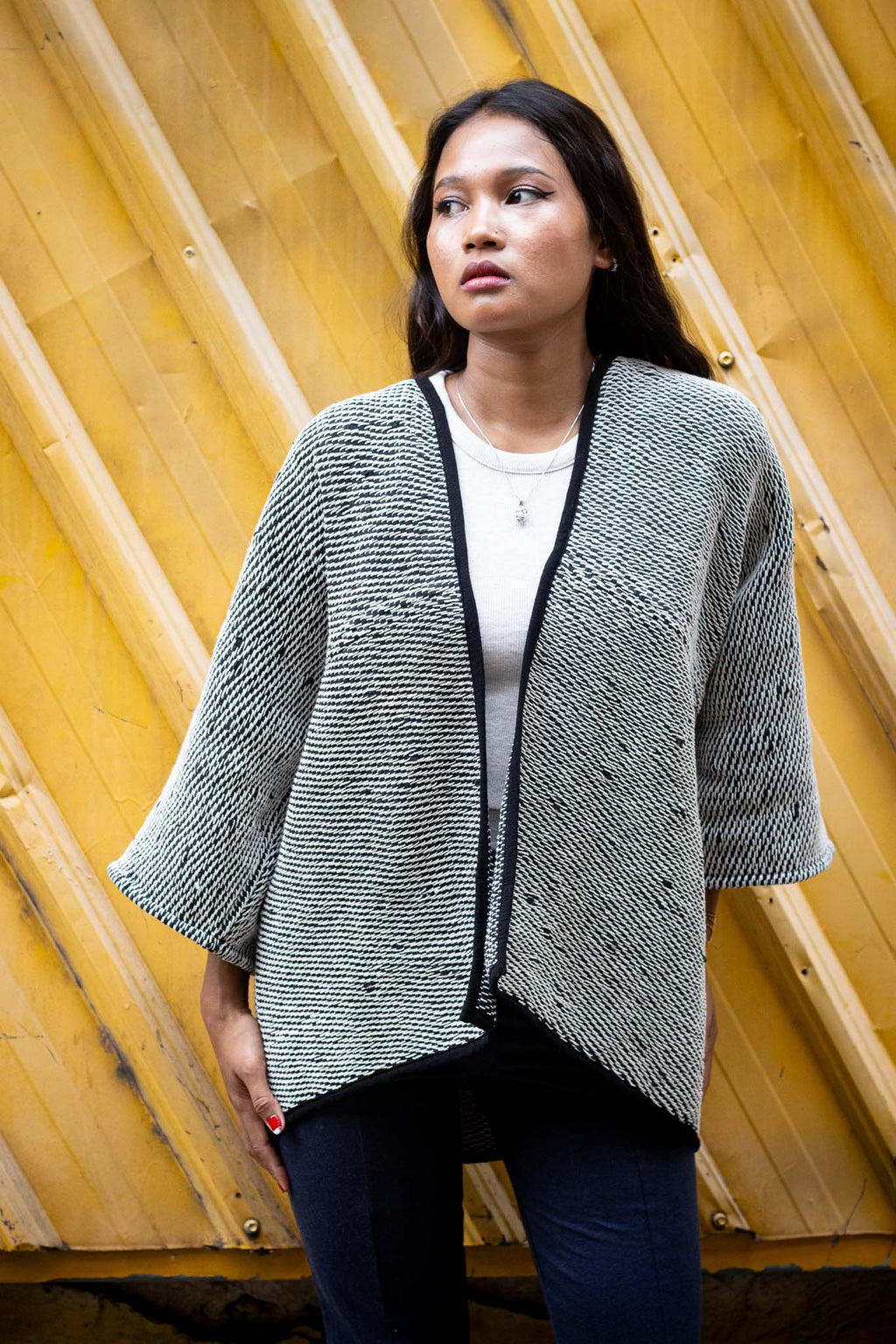 Handwoven Cropped Jacket - KaTik