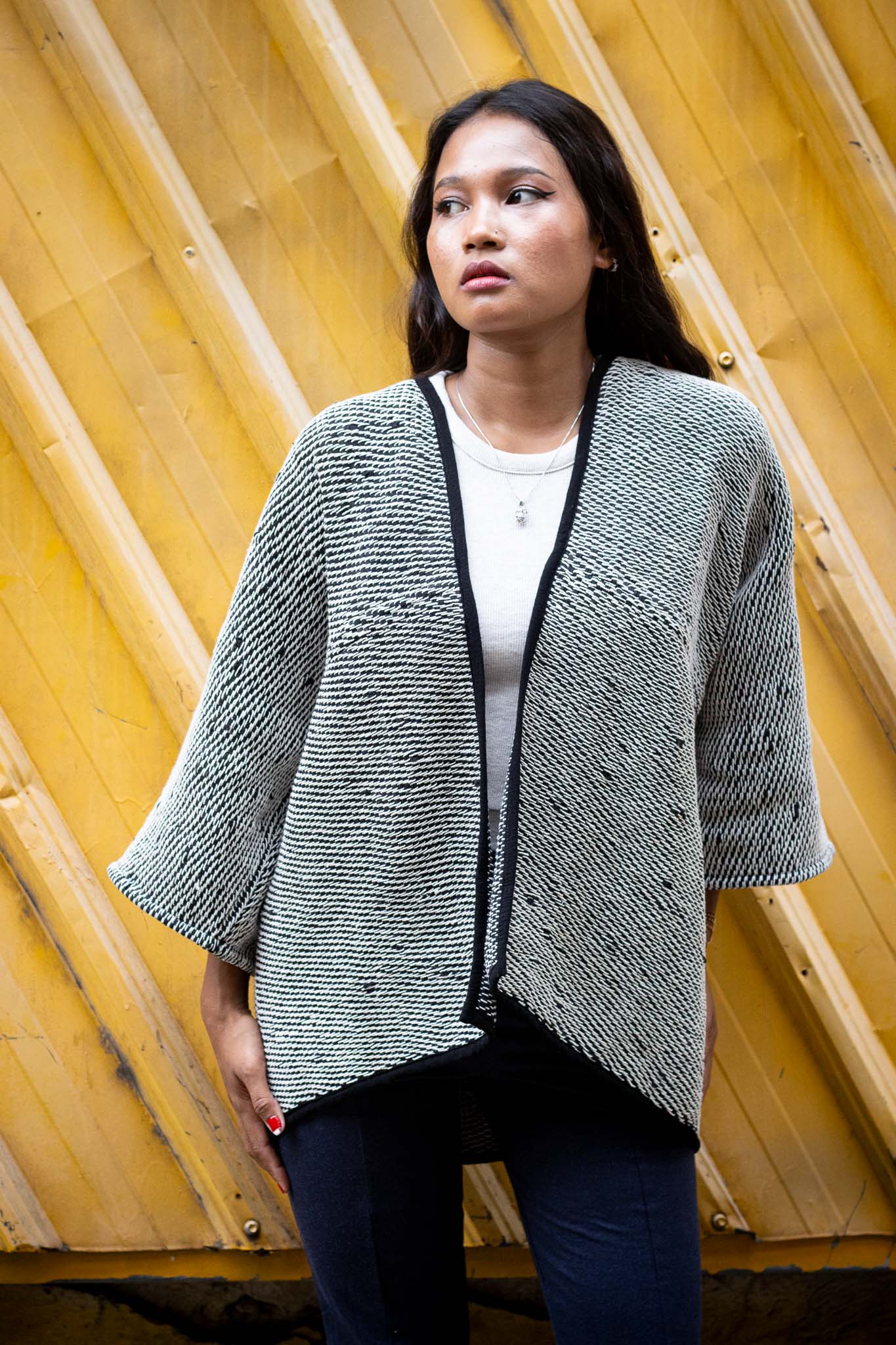 Handwoven Cropped Jacket - KaTik