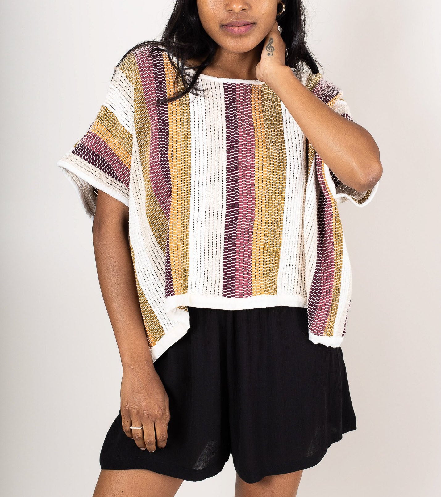 Srey Handwoven Crop Top - KaTik