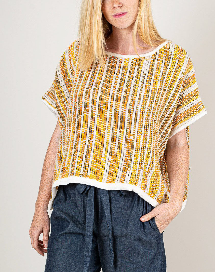 Srey Handwoven Crop Top - KaTik