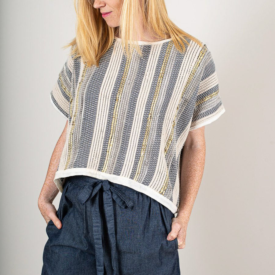 Srey Handwoven Crop Top - KaTik