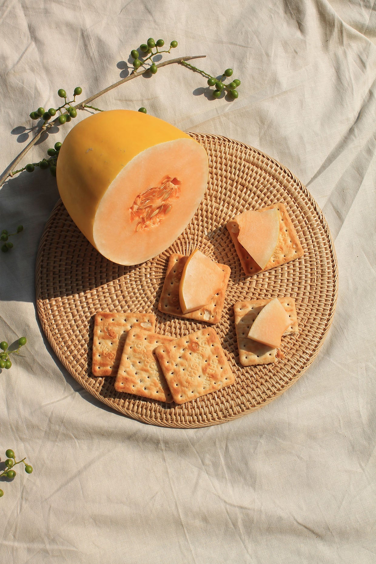 rattan zarava placemats- set of 4